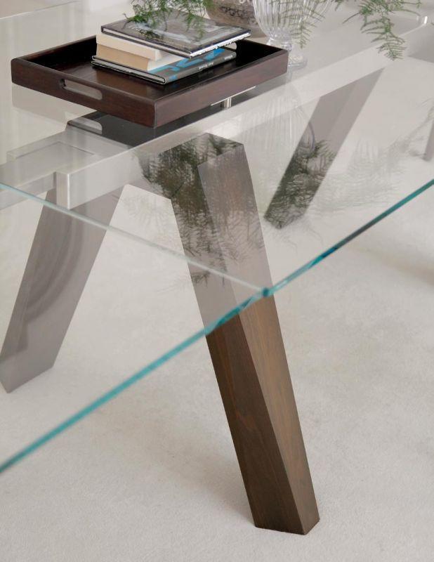 Bontempi Casa Aron Glass Table 20.07