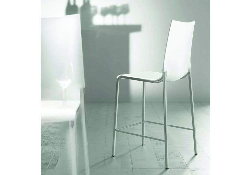 Bontempi Casa Barstool Eva Aluminum Barstool 04.34