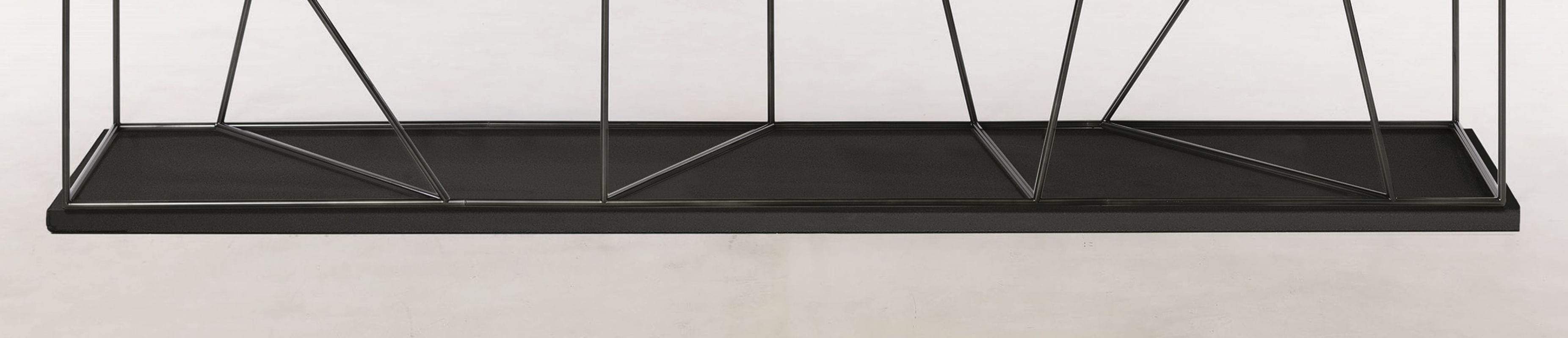 Bontempi Casa Bookcases Lexington Metal Bookcase 16.16