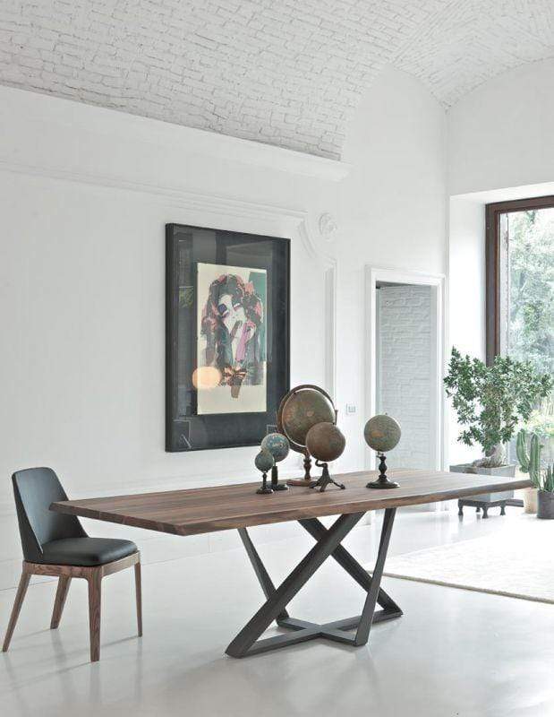 Bontempi Casa Dining Table Millennium Walnut Table 20.38 - 20.39
