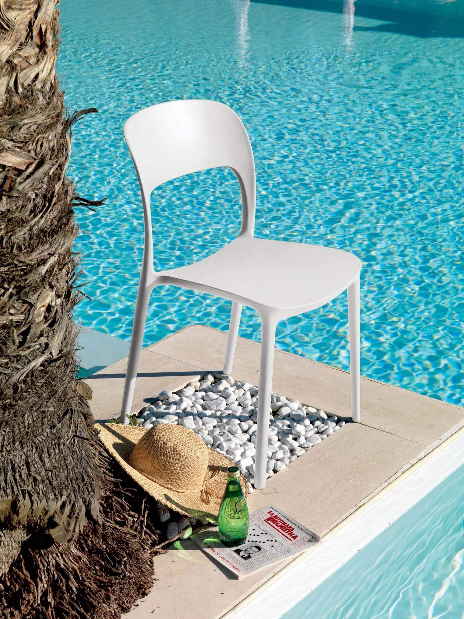 Bontempi Casa Gipsy Stackable Armless Chair 40.09
