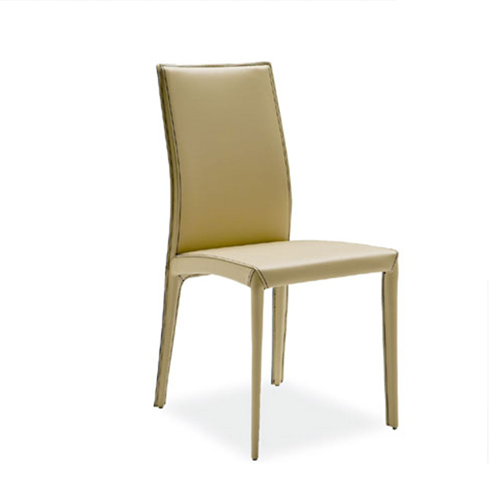 Bontempi Kefir Leather Chair by R&D Bontempi Casa 04.41