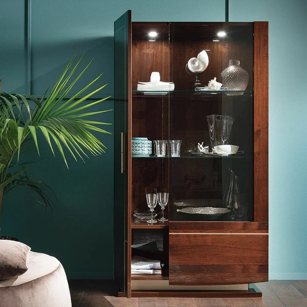 Bellagio 2 Door Curio Cabinet - Canal Furniture