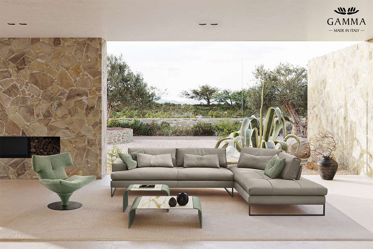 Sunset Sofa by Gamma | Modular Italian Leather Sofa – ItalMod