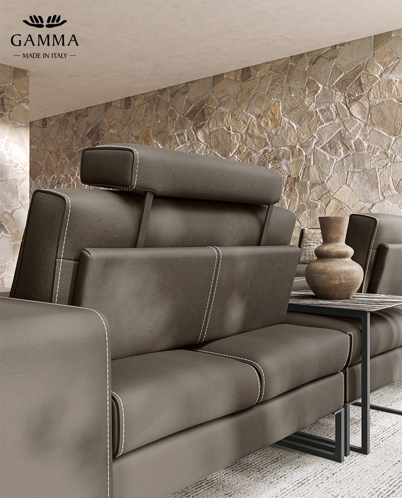 Sunset Sofa by Gamma | Modular Italian Leather Sofa – ItalMod