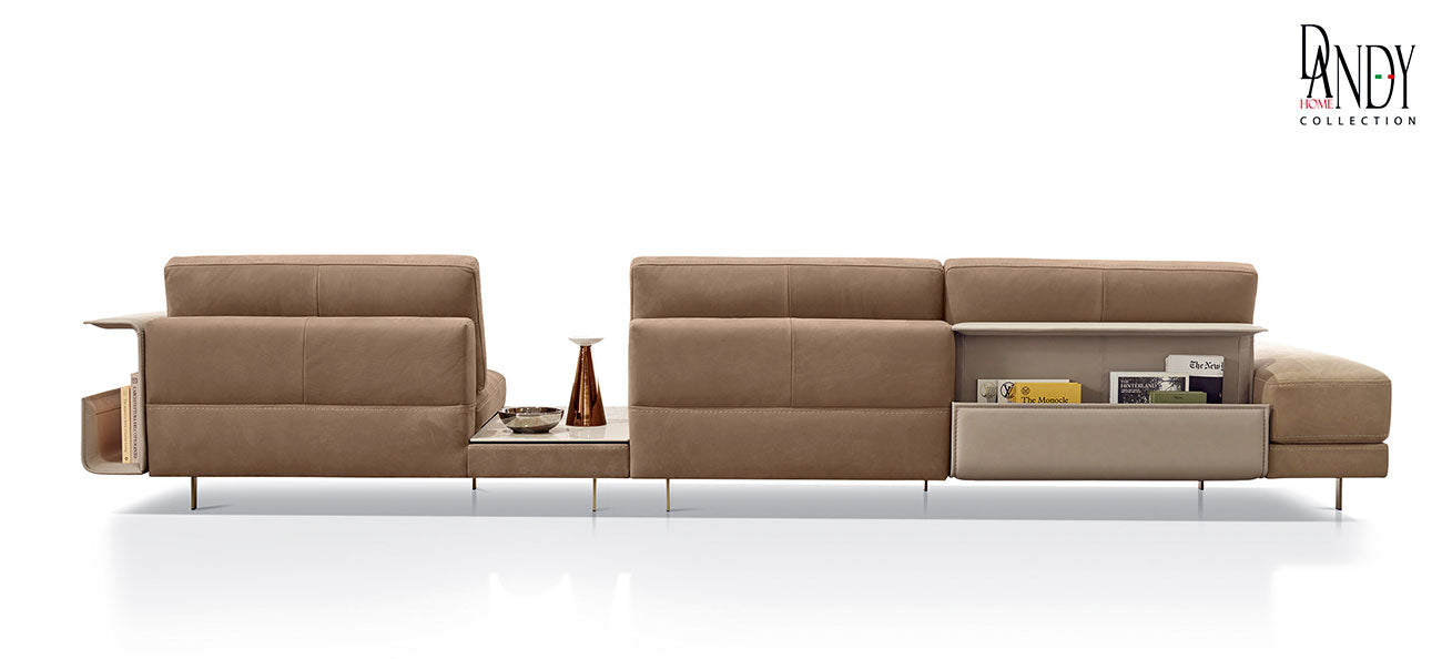 Vincent Sofa by Gamma | Modular Italian Leather Sofa – ItalMod
