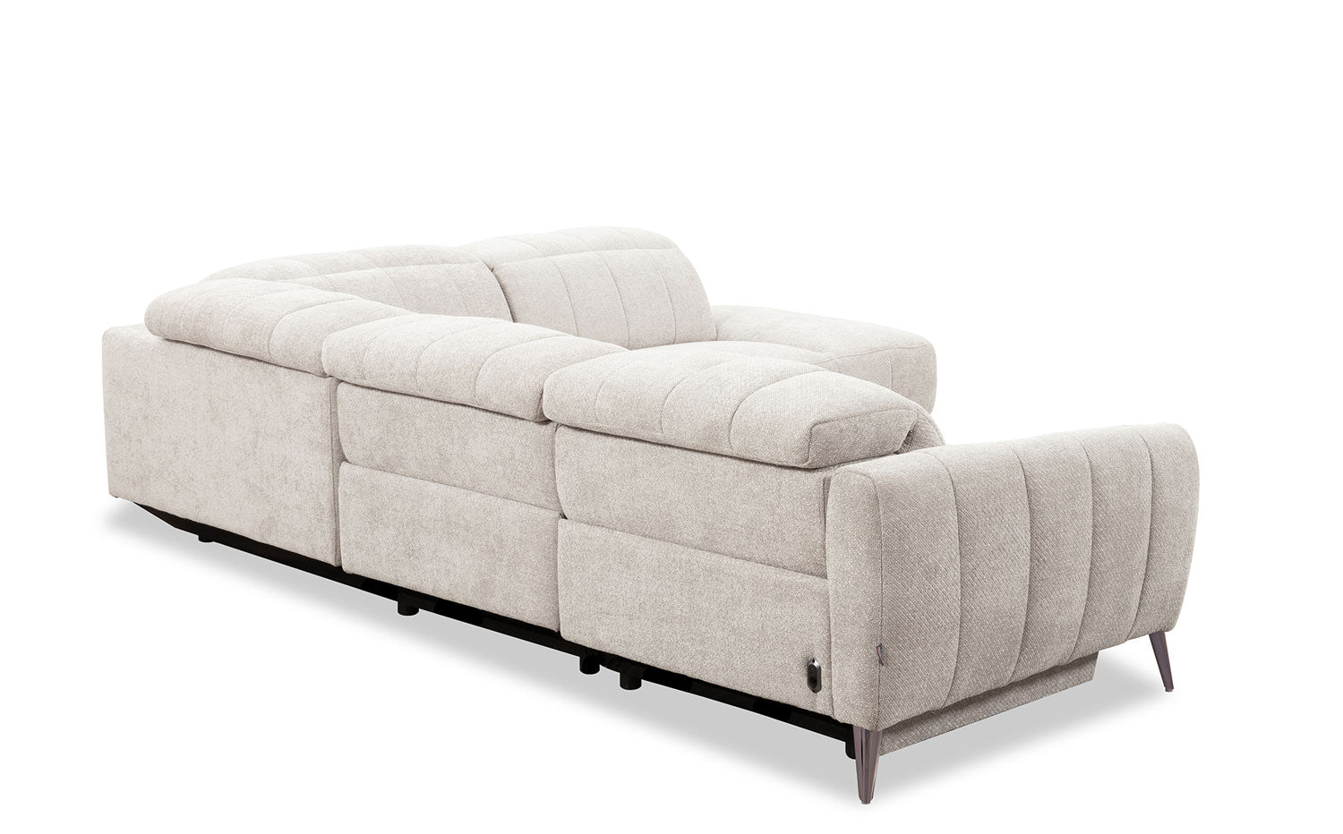 50738 Motion Fabric Sectional in Light Grey | J&M Furniture - Canal Furniture