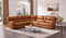 70815M Reclining Sectional in Pumpkin | J&M Furniture