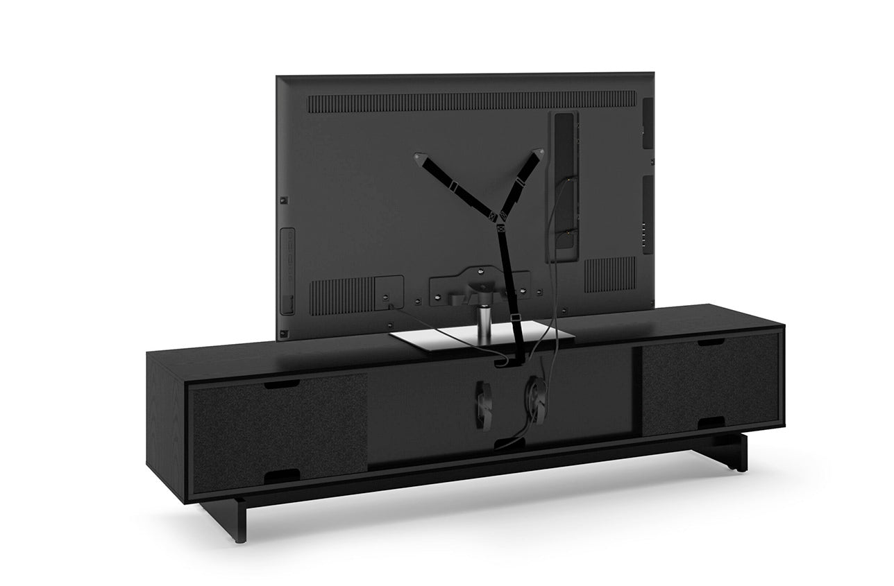 Align 7473 Media Storage in Ebonized Ash | BDI - Canal Furniture