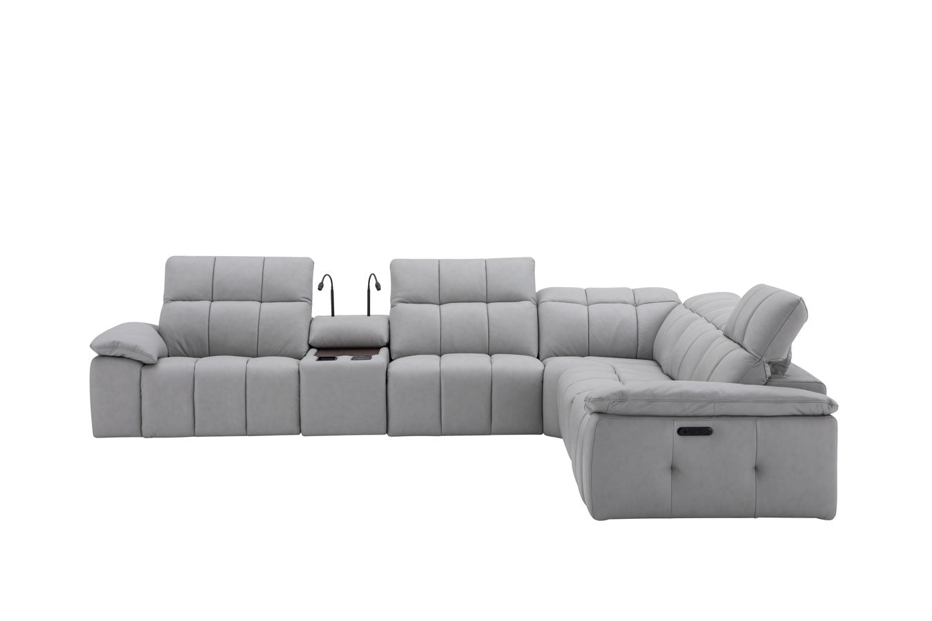 Beaumont Power Recliner 8301 in Light Grey | J&M Furniture - Canal Furniture