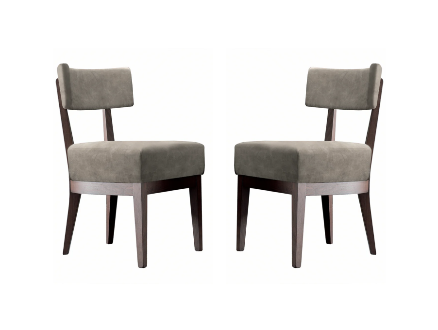 Accademia Ecoleather Chairs (Pair) Special Order - Canal Furniture