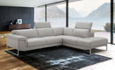 Athena Leather Sectional | J&M Furniture