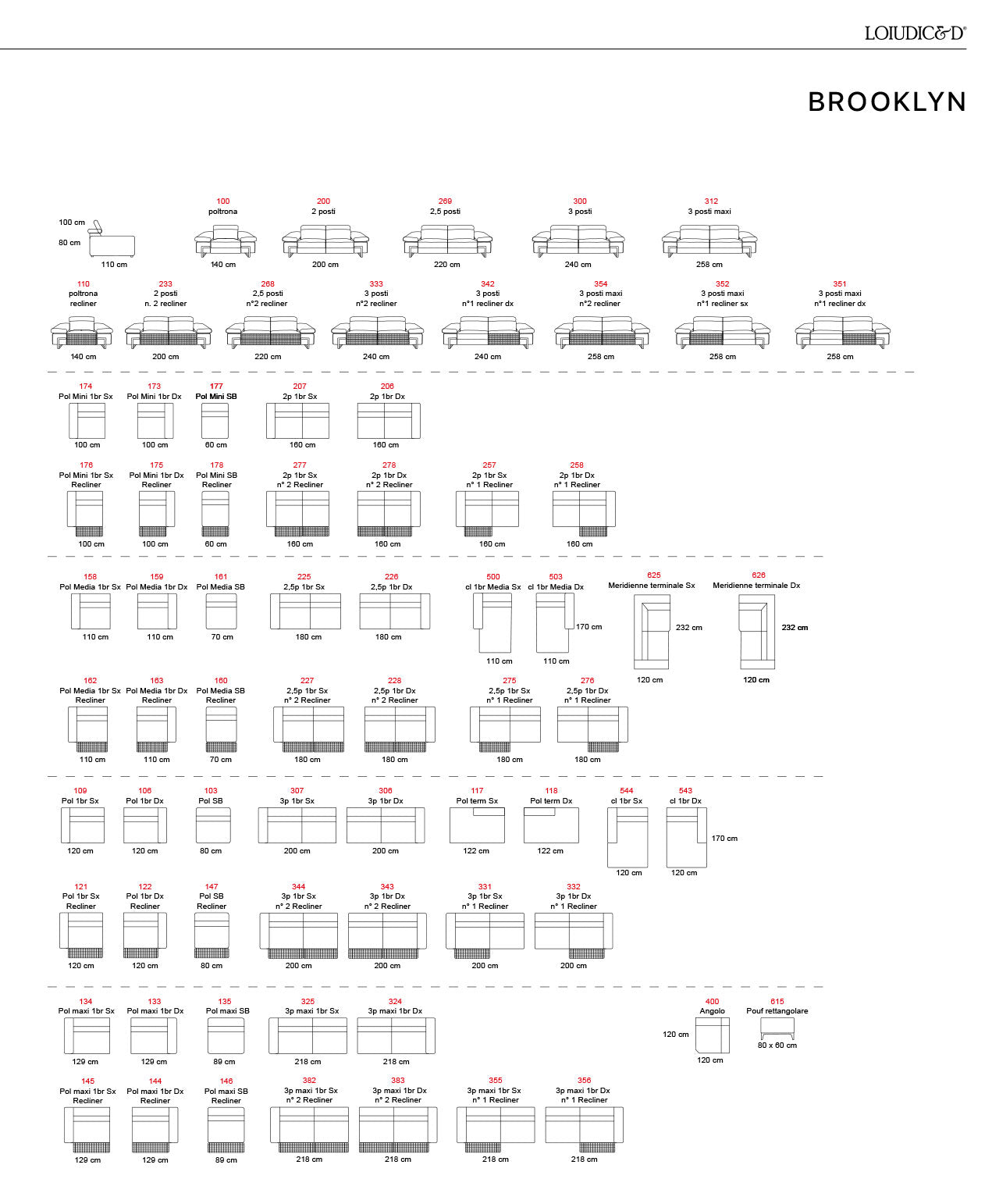 Brooklyn Sectional Sofa in Grey | J&M Furniture - Canal Furniture