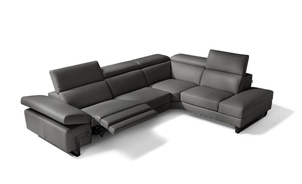 Brooklyn Sectional Sofa in Grey | J&M Furniture - Canal Furniture