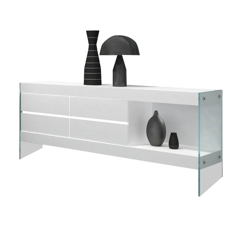 Cloud Buffet in White - Canal Furniture