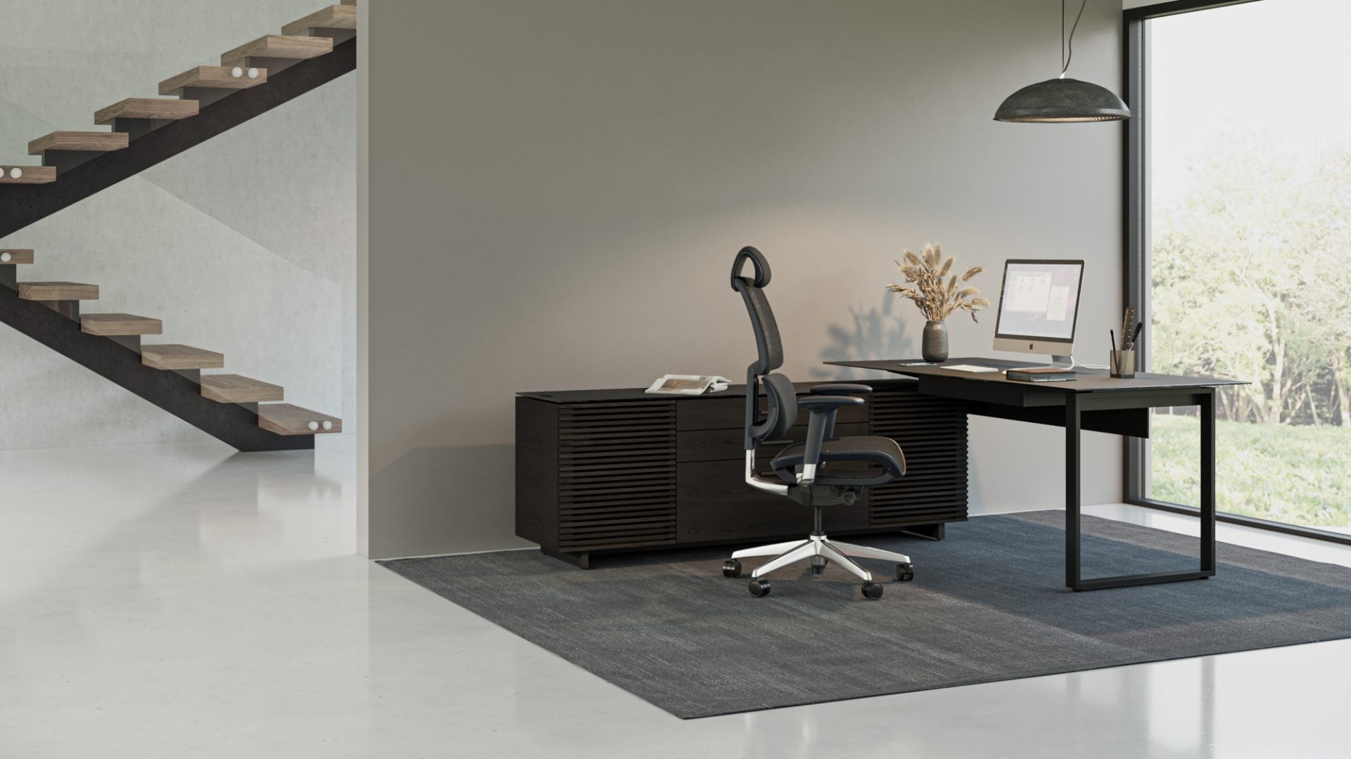 Corridor L-Desk 6531 | BDI - Canal Furniture