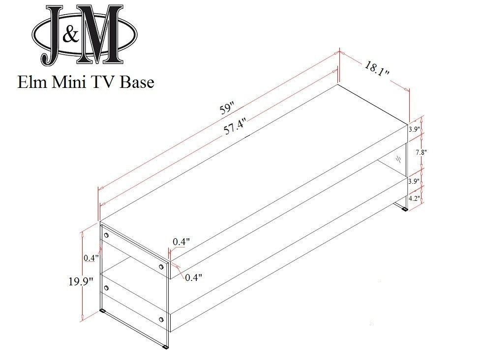 Elm Mini TV Base | J&M Furniture - Canal Furniture