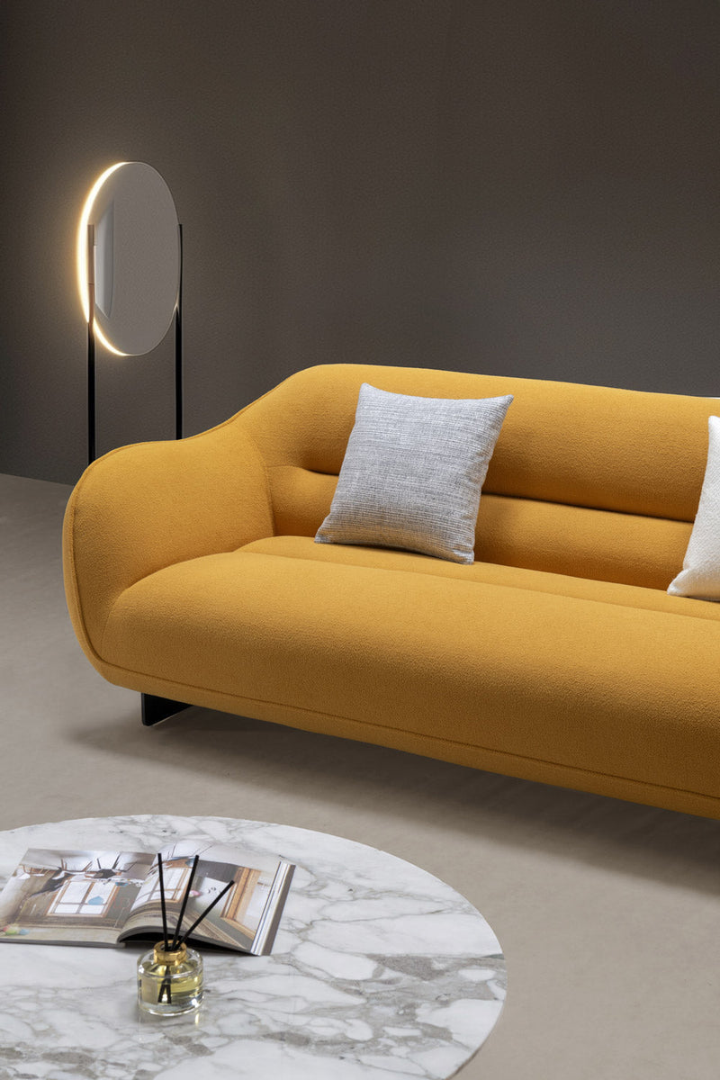 HF5009 Fabric Loveseat in Amber | J&M Furniture