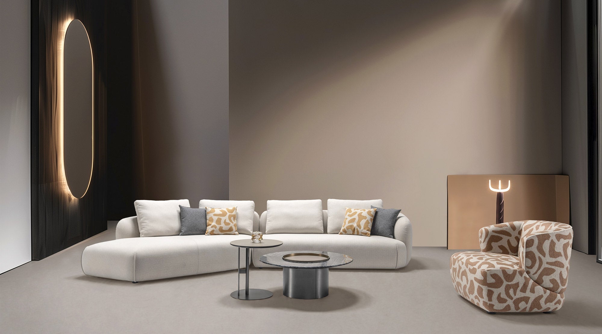 HF5510 Fabric Sofa in Grey | J&M Furniture - Canal Furniture