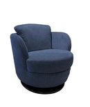 i743 Pienza Swivel/Rocking Armchair in Blue | Incanto