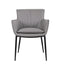 Kani Leather Armchair in Grey | J&M Furniture