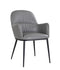 Kora Leather Armchair in Dark Grey | J&M Furniture