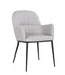 Kora Leather Armchair in Light Grey | J&M Furniture