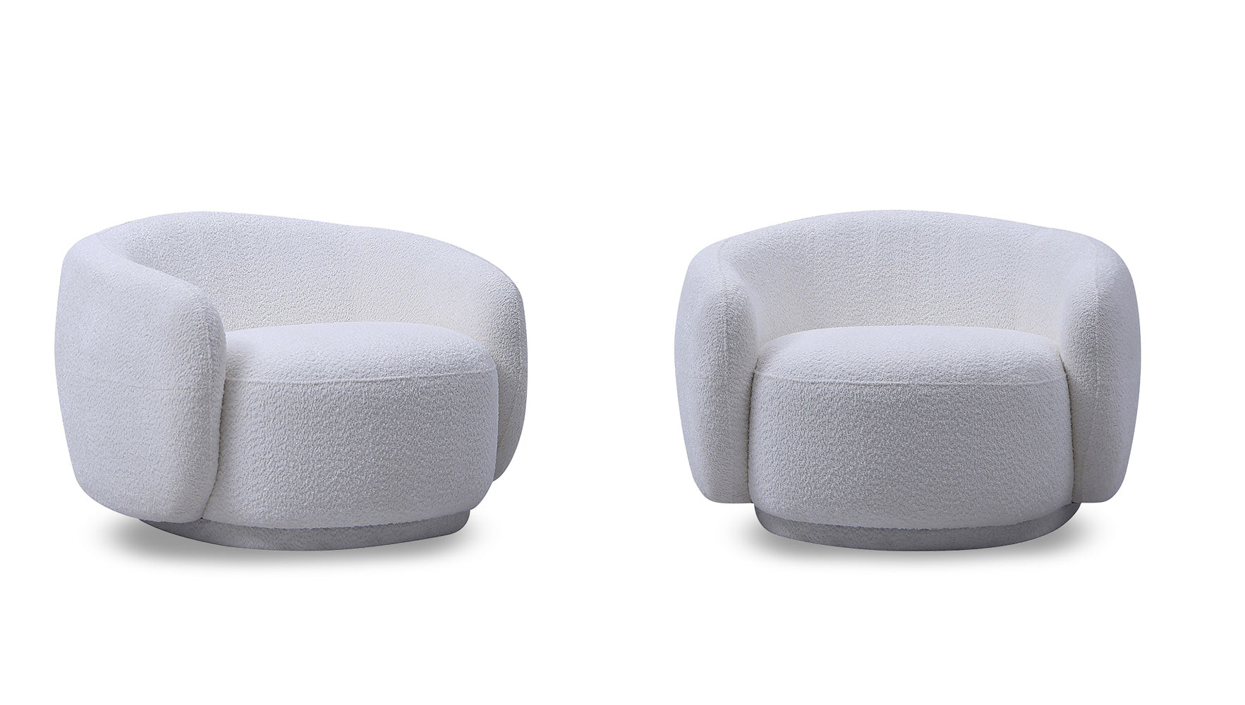 Lounge Fabric Chair in Off White | J&M Furniture - Canal Furniture