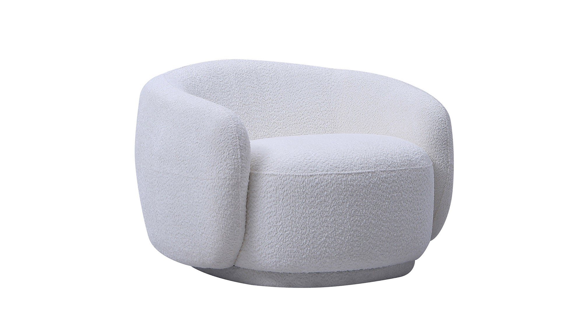 Lounge Fabric Chair in Off White | J&M Furniture - Canal Furniture