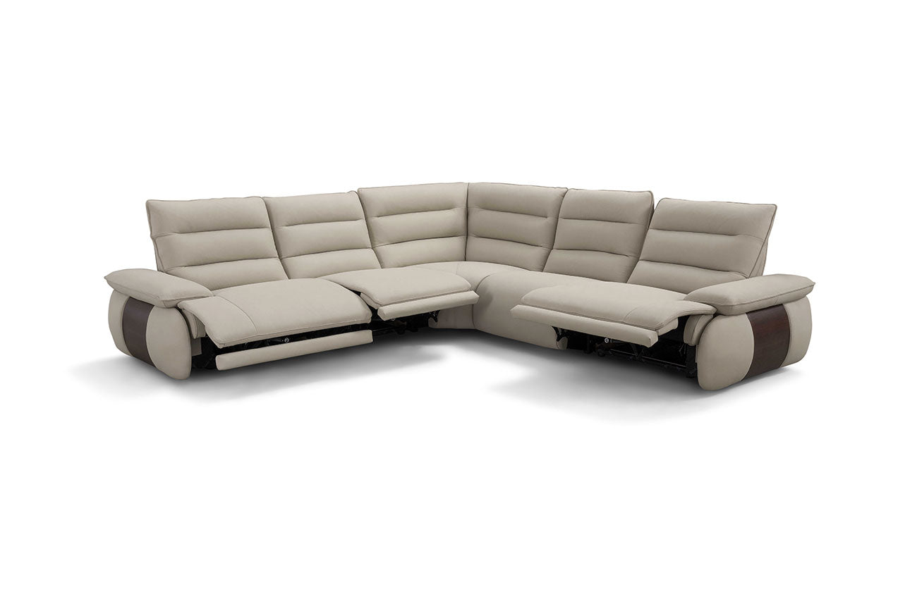 i954 Reclining Sectional in Light Grey | Incanto - Canal Furniture