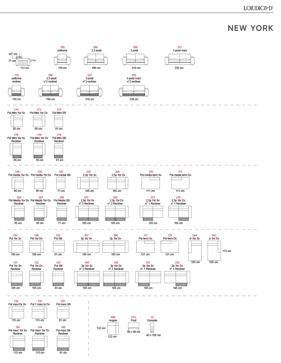 New York Sectional Sofa | J&M Furniture - Canal Furniture