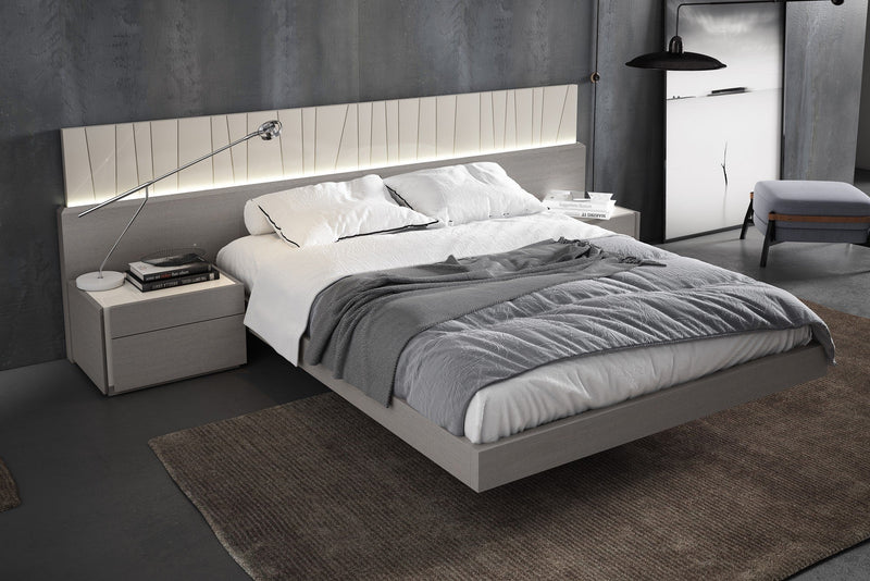 Porto Premium Bed in Grey | J&M Furniture