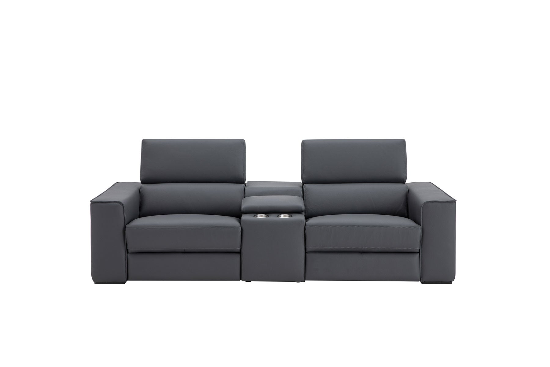 Picasso Loveseat with Console In Blue Grey | J&M Furniture - Canal Furniture