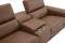 Picasso Loveseat with Console In Caramel | J&M Furniture