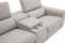 Picasso Loveseat with Console In Silver Grey | J&M Furniture