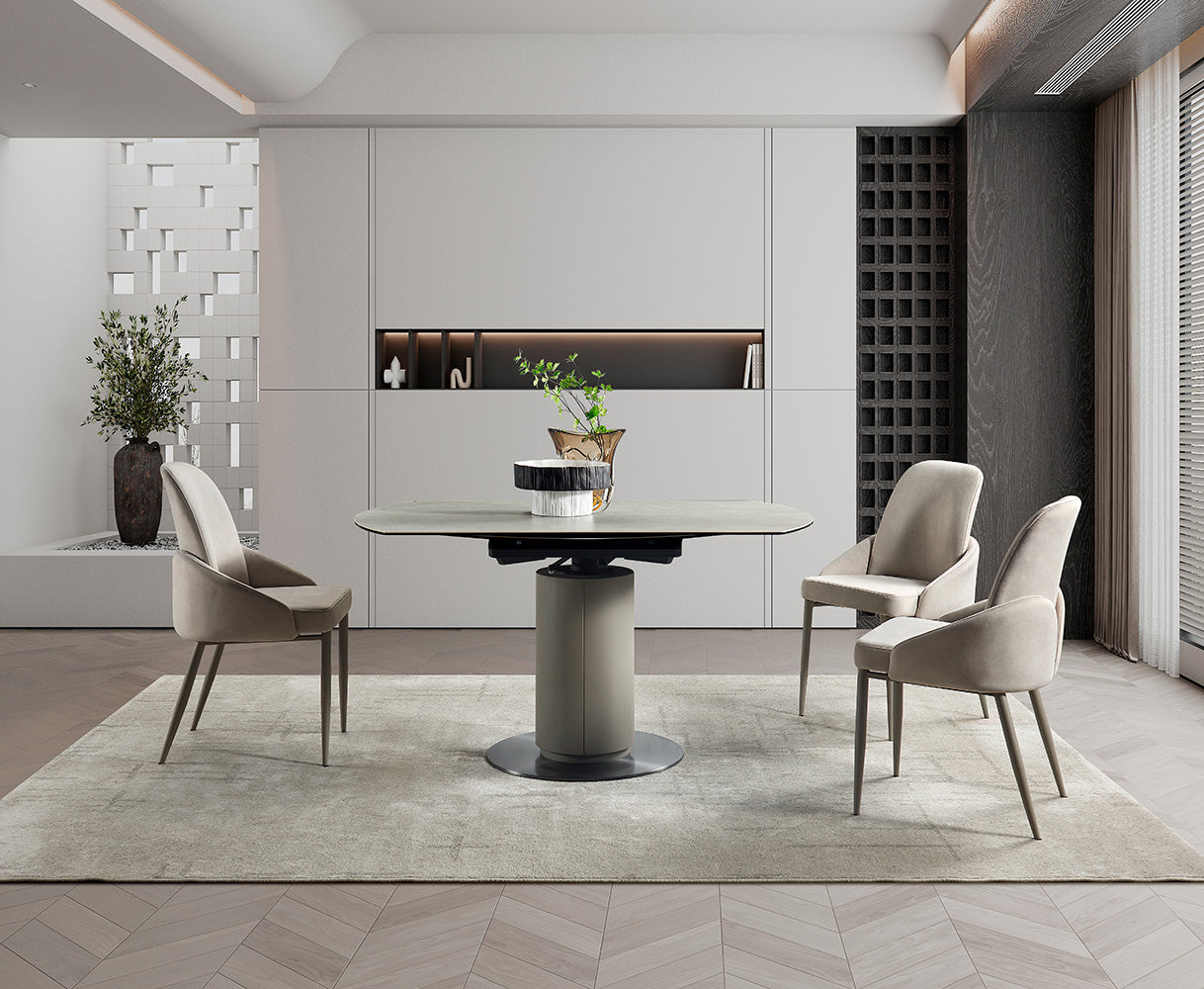 RH 130 Round Extendable Table | J&M Furniture - Canal Furniture