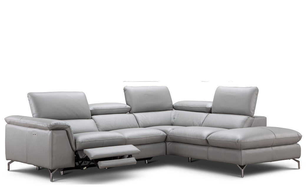 Viola Premium Leather Sectional, J&M Furniture - Canal Furniture