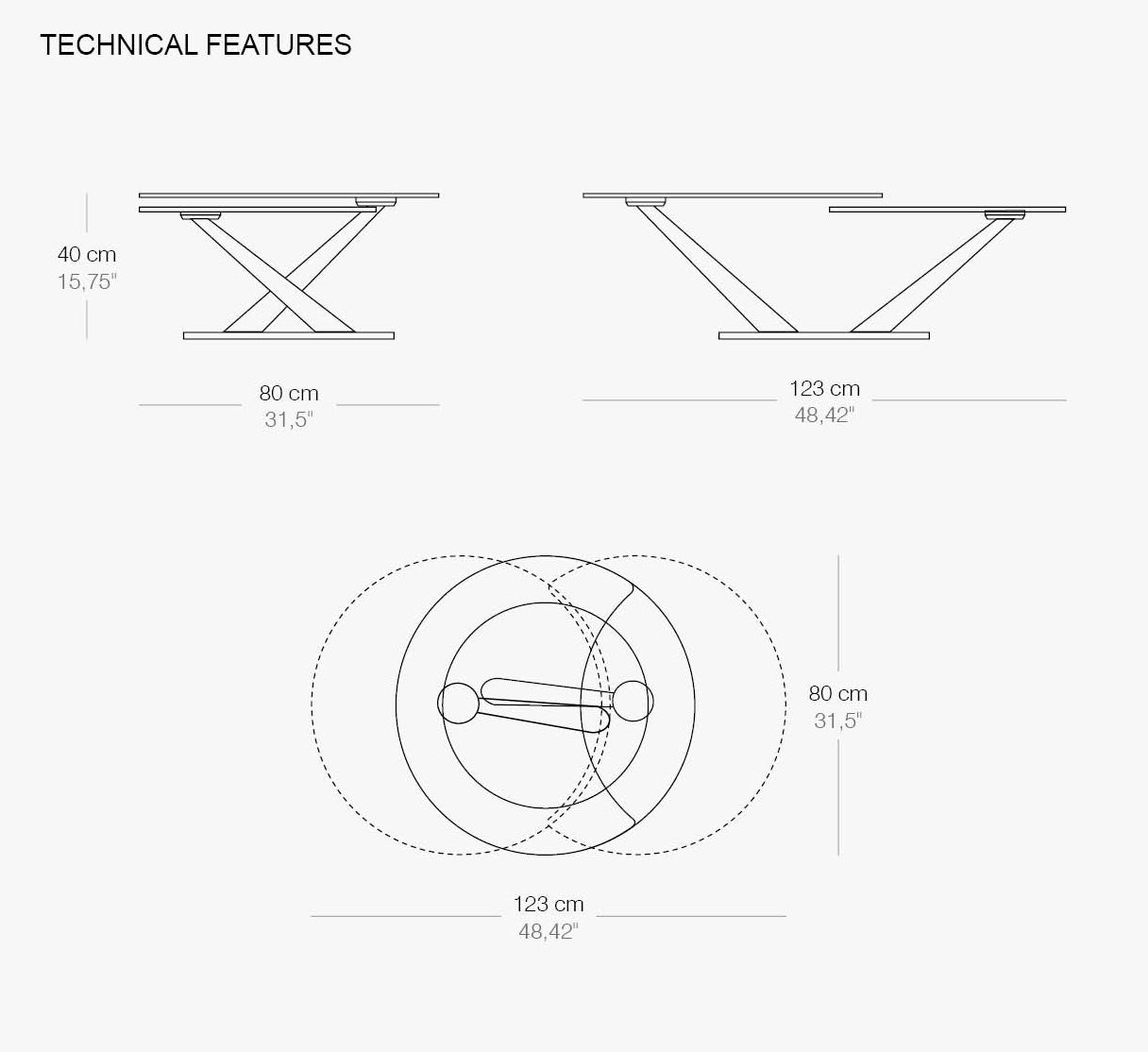 Abra Coffee Table | Naos - Quickship