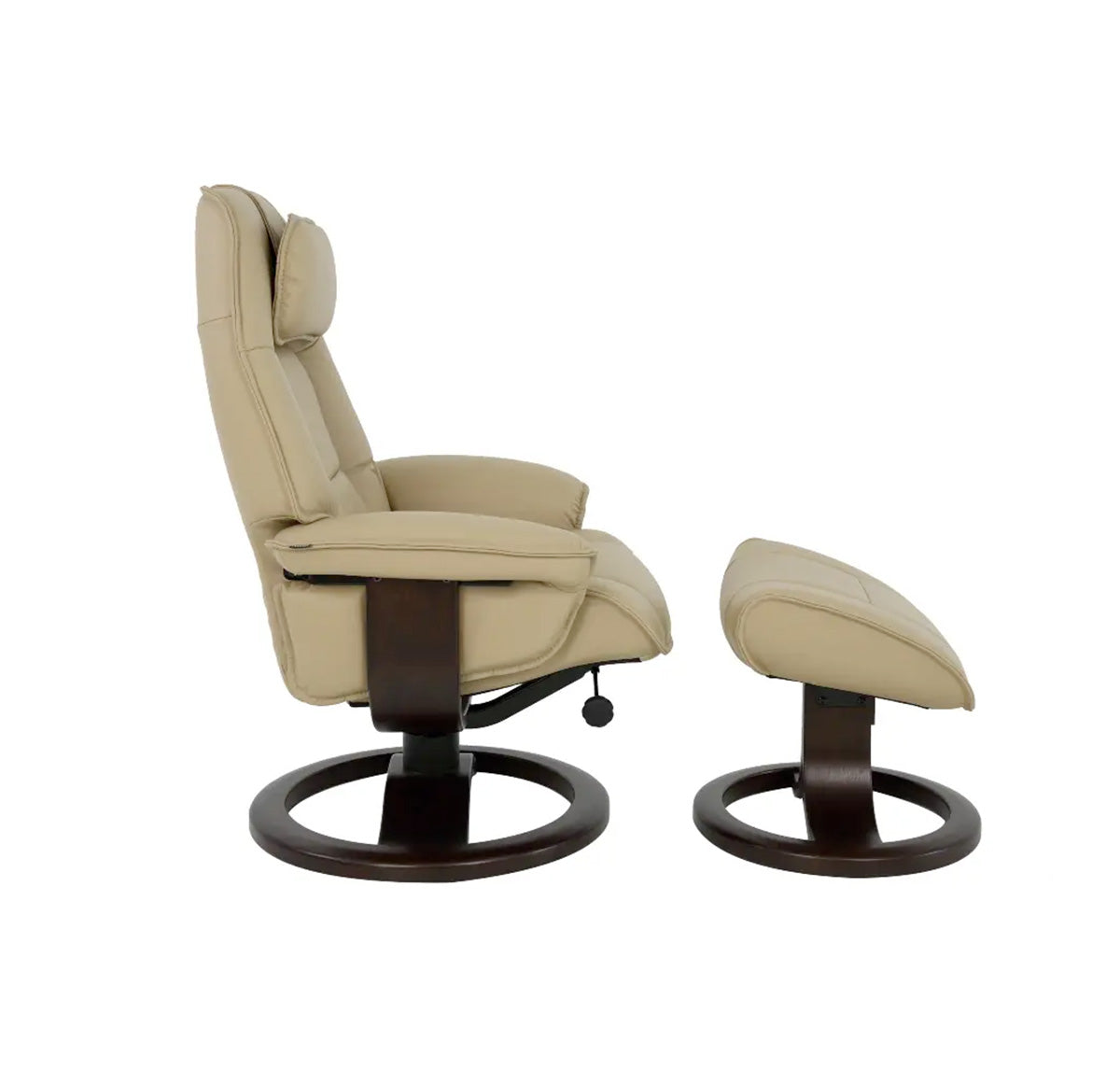 Admiral R Recliner in Latte | Fjords - Canal Furniture
