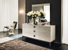 Alf Italia Bedroom Sets Mont Blanc Bed w/ Wooden Headboard | Alf Italia