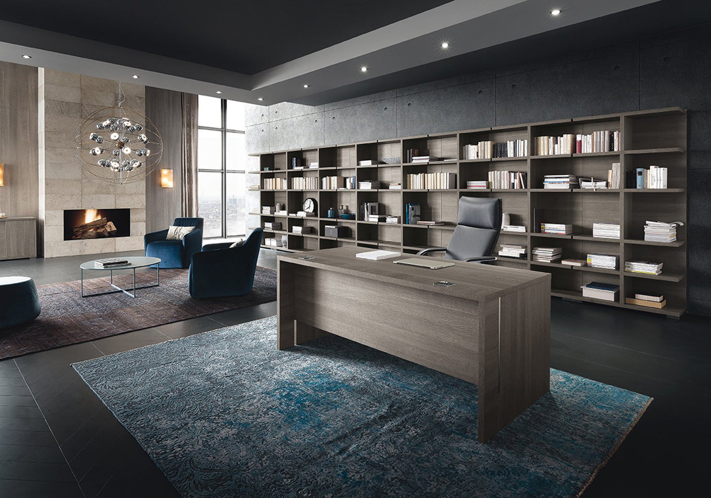 Alf Italia Bookcases Tivoli Library/ Bookcase Spess Art