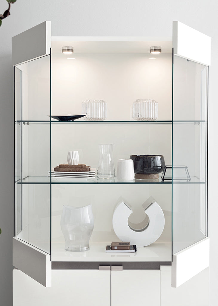 Artemide 2 Door Curio – ItalMod Furniture
