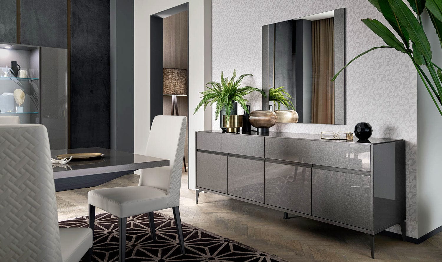 Graphite Dining Table | Alf Italia – ItalMod Furniture