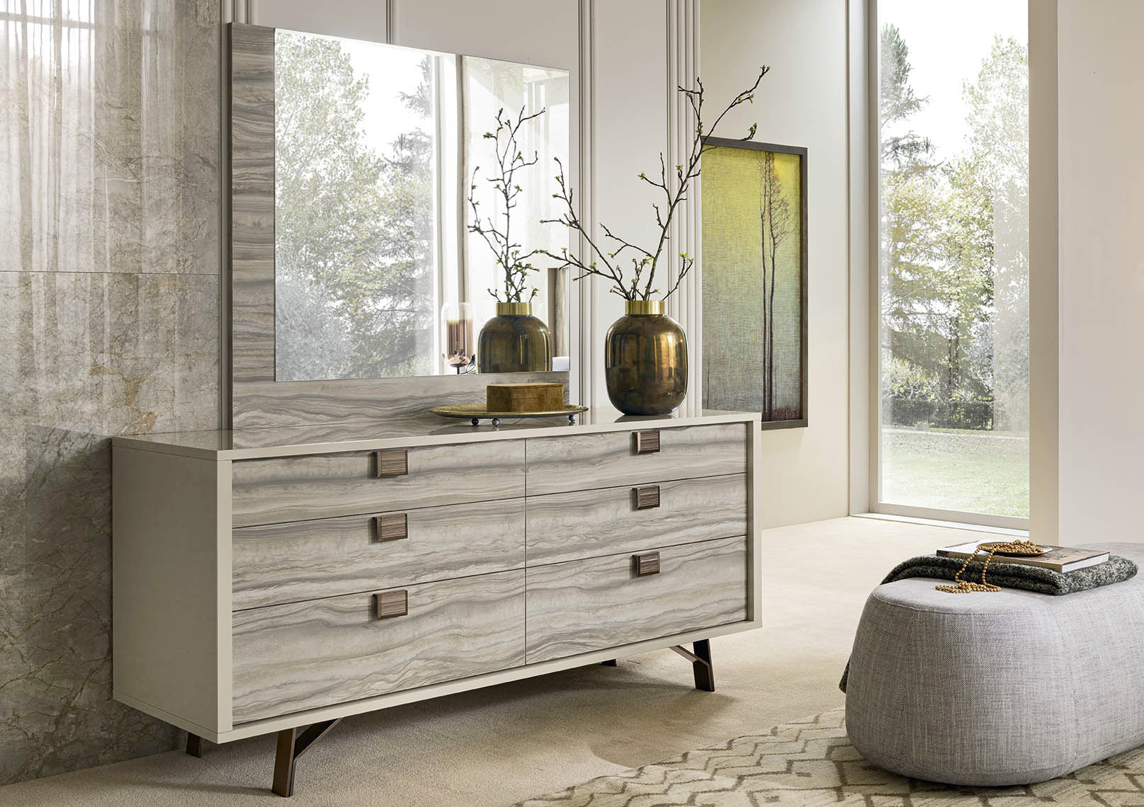 Alf Italia Dresser Add Dresser & Mirror Jupiter Dresser
