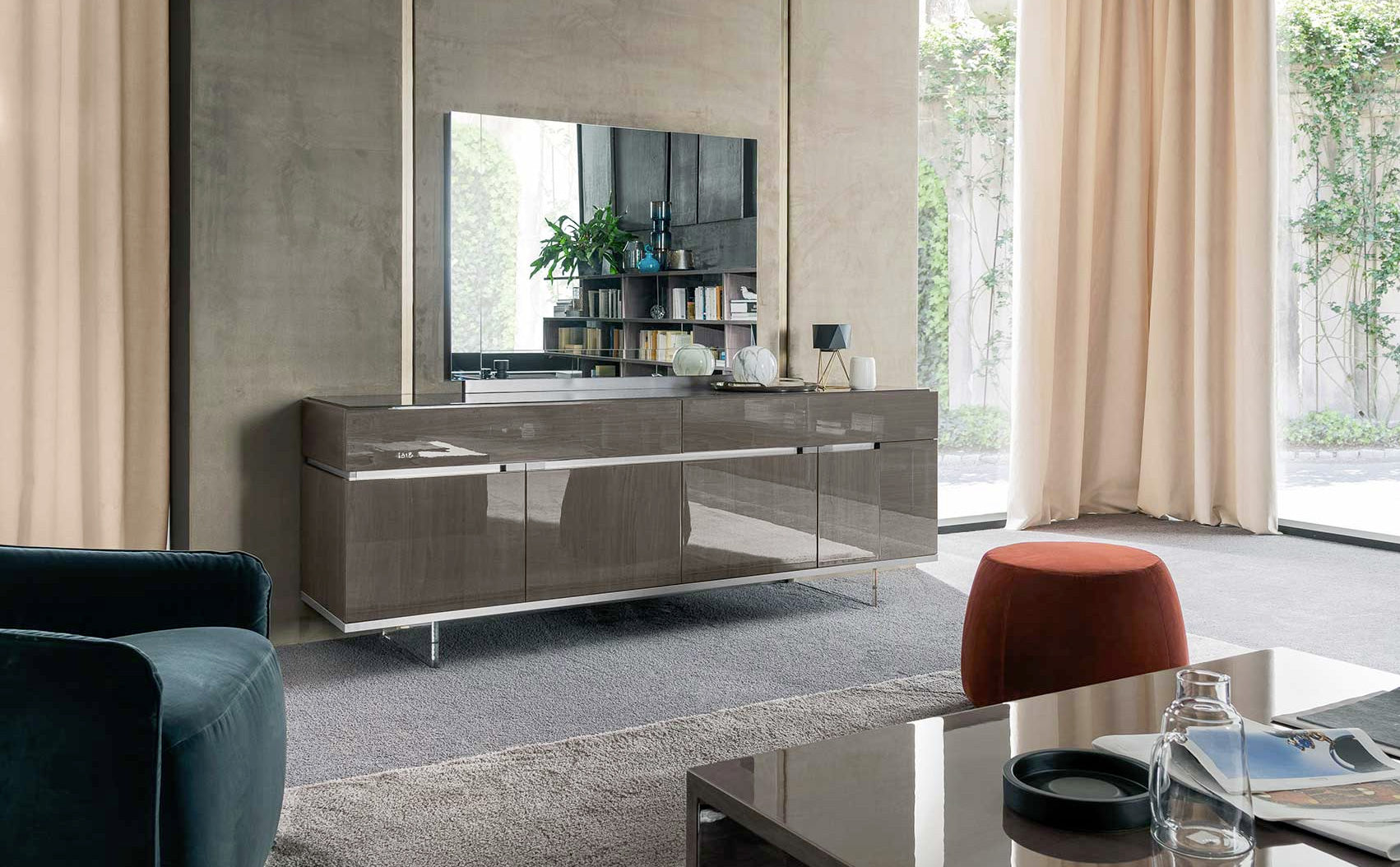 Alf Italia Mirror Athena Buffet/Dresser Mirror