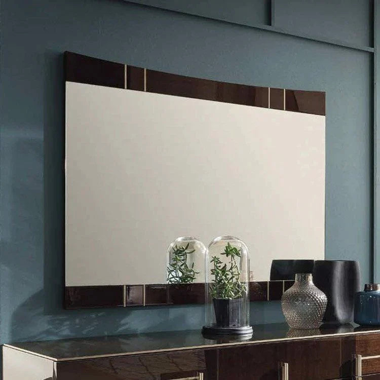 Alf Italia Mirror Bellagio Mirror in Coffee Walnut