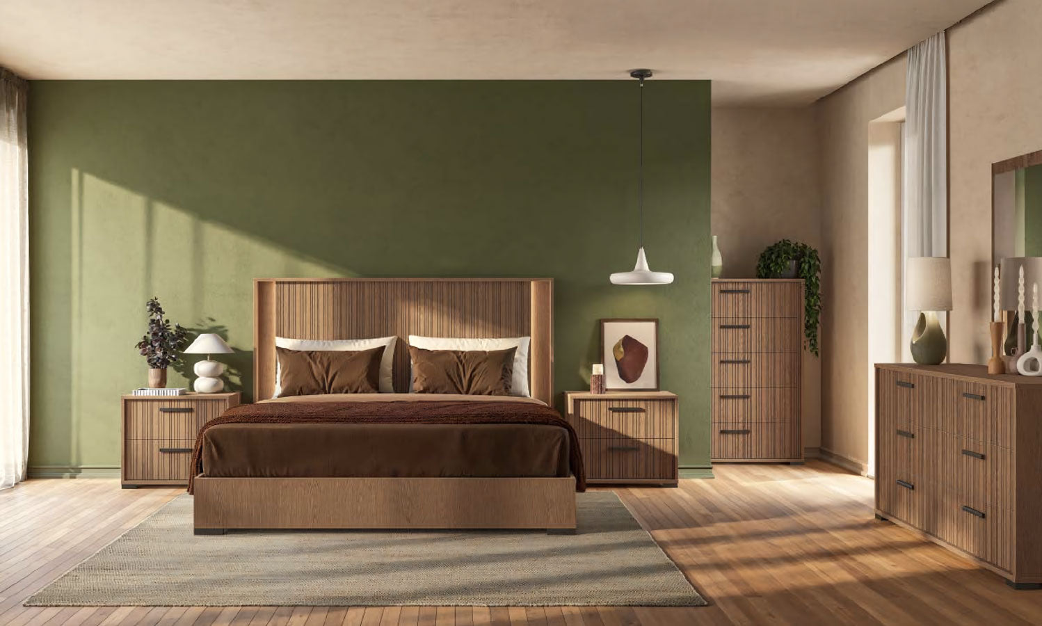 Alf Italia Nightstands Ritmo Nightstand