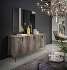 Alf Italia Sideboards & Buffet Matera 3-Door Buffet (68")