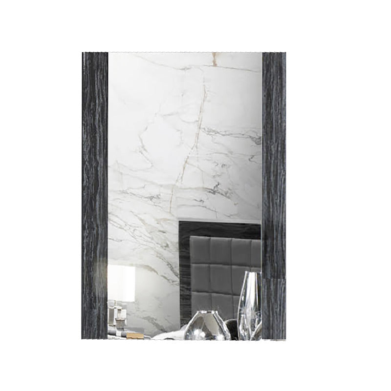 Alice Dresser & Mirror in Glossy Grey - Canal Furniture