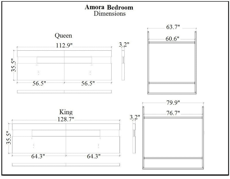 Amora Premium Bed | J&M Furniture